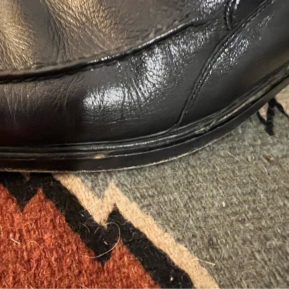 Cole Haan Men's Classic Black Leather Slip-On Loafers, good condition, size 9.5 - Picture 6 of 13